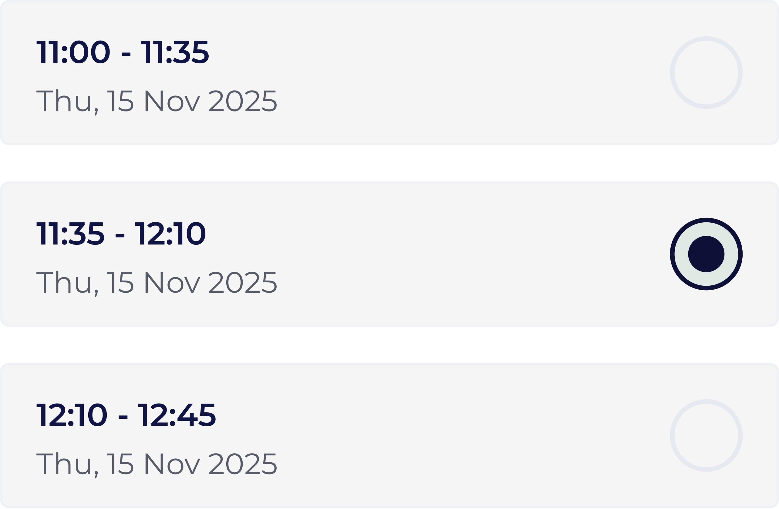 Events timeline illustration